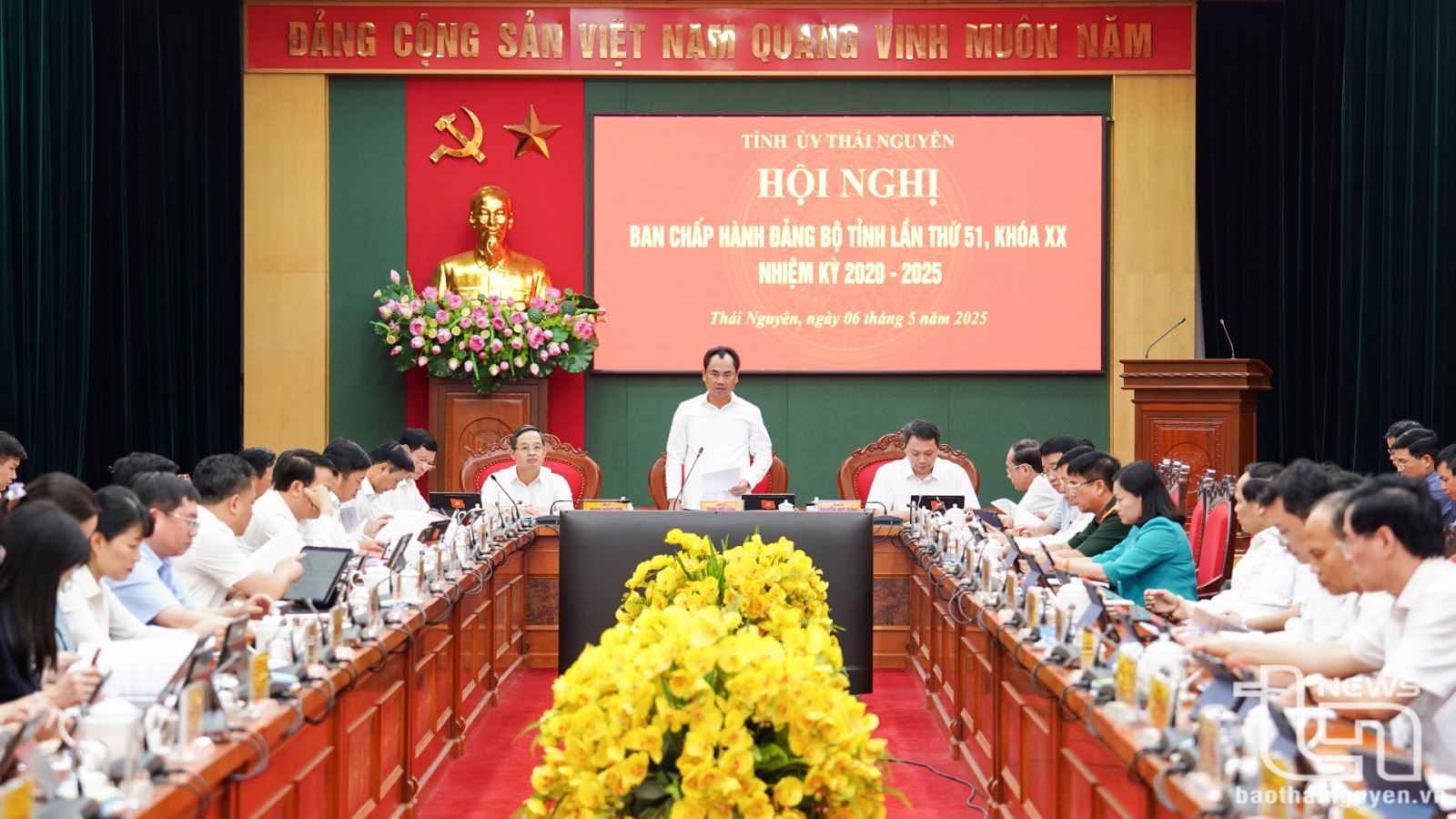 Tỉnh ủy Thái Nguyên: Cho ý kiến vào dự thảo Quy định tạm thời về phân cấp quản lý cán bộ