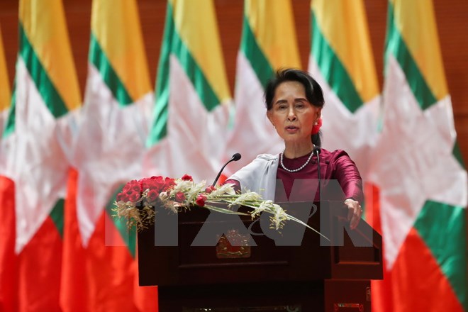 Bà Aung San Suu Kyi cam kết khôi phục hòa bình ở bang Rakhine
