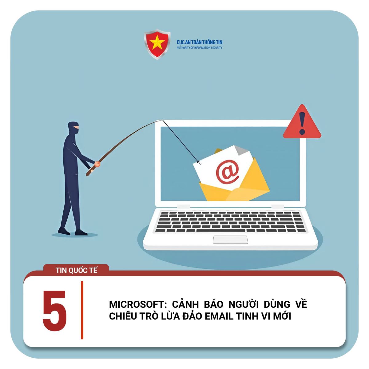 Cảnh giác lừa đảo giả mạo email Microsoft