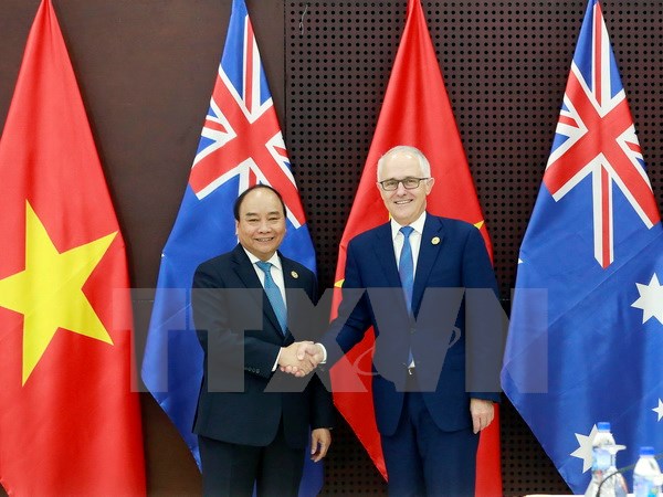 Thủ tướng Nguyễn Xuân Phúc hội đàm với Thủ tướng Australia