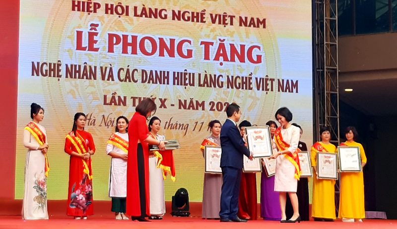 Vinh danh các làng nghề, nghệ nhân tiêu biểu lần thứ X năm 2022