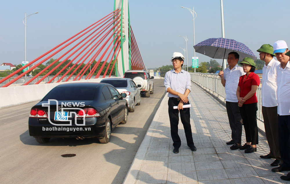 TP. Thái Nguyên: Kiểm tra tiến độ một số công trình, dự án trọng điểm