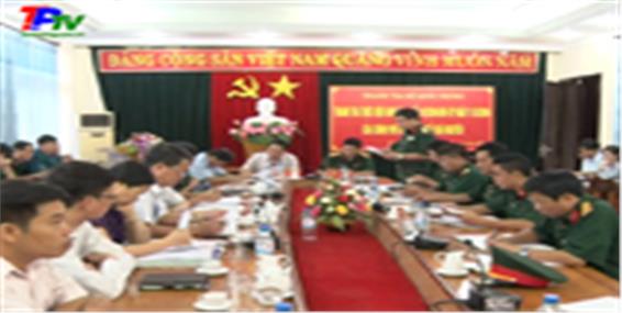 Đoàn thanh tra Bộ Quốc Phòng thanh tra thực hiện Nghị định 119 của Chính phủ.