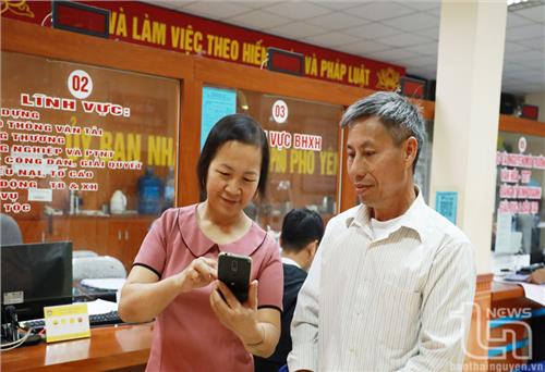 TP. Phổ Yên: Chi trả trợ cấp an sinh xã hội qua tài khoản đạt 88%