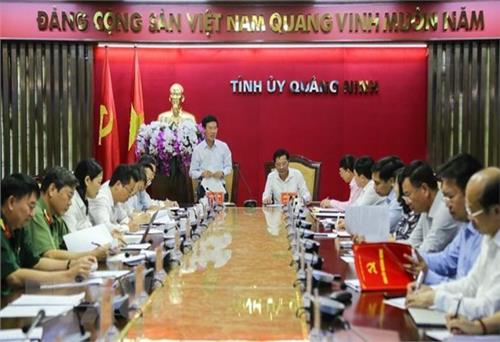 Đoàn kiểm tra của Bộ Chính trị làm việc tại Quảng Ninh