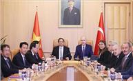 Thủ tướng Phạm Minh Chính gặp Chủ tịch Quốc hội Thổ Nhĩ Kỳ
