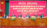 Đoàn đại biểu Quốc hội tỉnh Thái Nguyên: Tiếp xúc cử tri sau Kỳ họp thứ 6, Quốc hội khóa XV