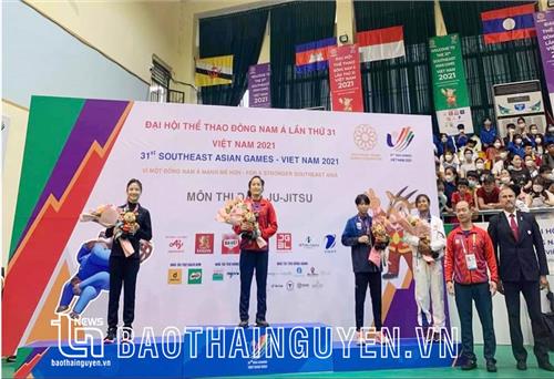 Vận động viên Jujitsu Thái Nguyên giành Huy chương Vàng SEA Games