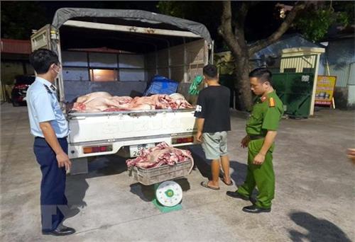 Hưng Yên: Ngăn chặn hơn 1,3 tấn thịt lợn ôi thiu đưa ra thị trường