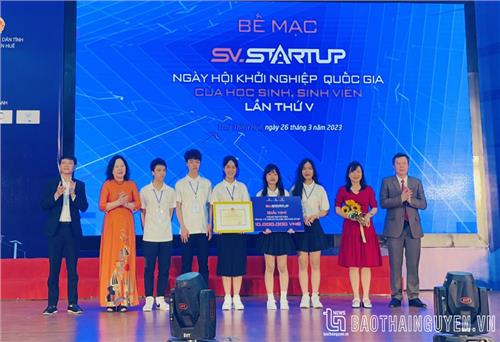 Thái Nguyên: Nhóm học sinh Trường THPT Chuyên đoạt giải Nhì ý tưởng khởi nghiệp toàn quốc