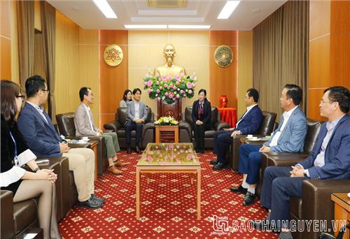 Đồng chí Bí thư Tỉnh ủy làm việc với lãnh đạo Samsung Thái Nguyên
