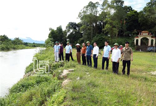 TP. Phổ Yên: Sớm khắc phục tình trạng sạt lở bờ sông trên địa bàn xã Phúc Thuận