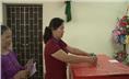 Khai mạc bầu cử tại khu vực bỏ phiếu số 4 phường Đồng Quang. 