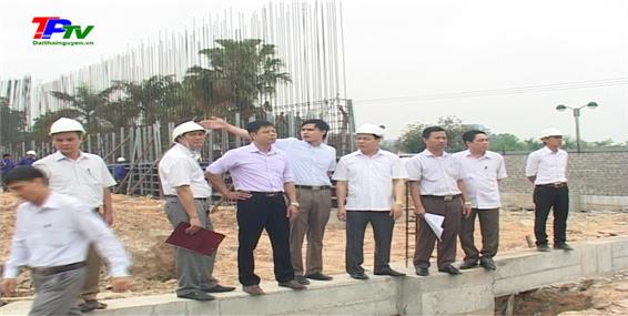UBND thành phố Thái Nguyên: Kiểm điểm tiến độ thực hiện dự án Quảng Trường Võ Nguyên Giáp.