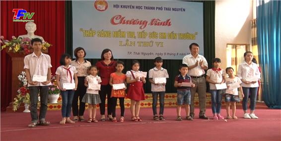 Hội khuyến học TP Thái Nguyên: Trao học bổng cho 96 học sinh nghèo vượt khó