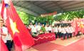 Trường THCS Tân Thành khai giảng năm học mới.
