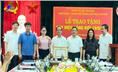 Đảng ủy các cơ quan khối Đảng -  Đoàn thể Thành phố Thái Nguyên trao Huy hiệu Đảng đợt 19/5/2021