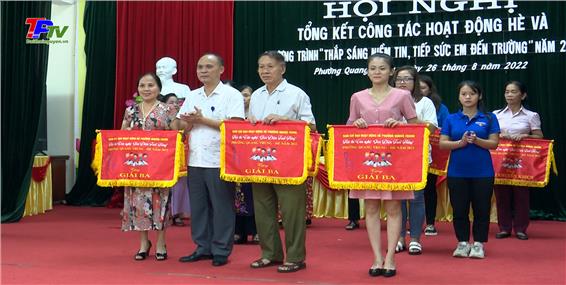 Phường Quang Trung: Tổng kết hoạt động hè năm 2022.