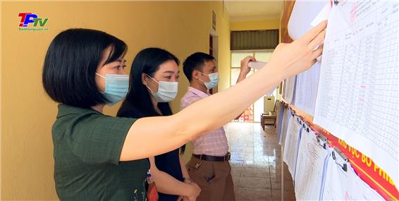 Kiểm tra công tác chuẩn bị bầu cử tại một số xã, phường trên địa bàn thành phố Thái Nguyên.
