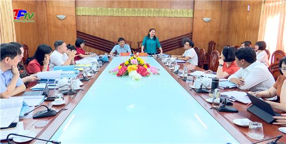 Thẩm tra các báo cáo, tờ trình trình tại Kỳ họp thứ 5 HĐND thành phố Thái Nguyên khóa XIX.