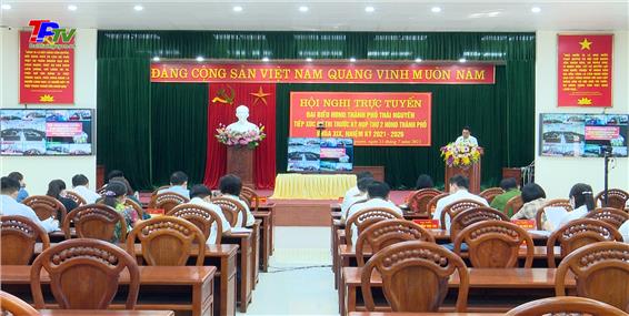 Đại biểu HĐND thành phố Thái Nguyên tiếp xúc cử tri trước Kỳ họp thứ 2 HĐND thành phố khóa XIX.