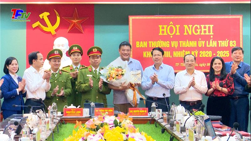 Thành phố Thái Nguyên: Khen thưởng đột xuất lực lượng triệt phá chuyên án ma túy lớn trên địa bàn.