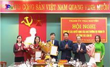 Công bố các quyết định về công tác cán bộ tại Đảng bộ thành phố Thái Nguyên.