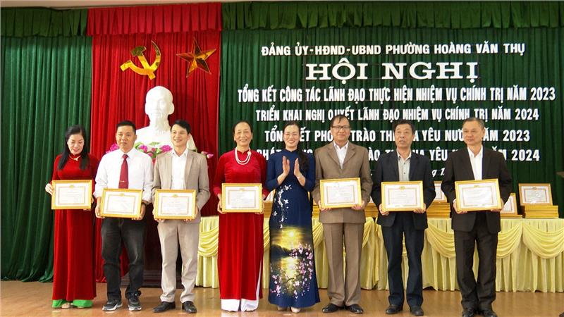 Đảng bộ phường Hoàng Văn Thụ Hoàn thành xuất sắc các nhiệm vụ chính trị năm 2023