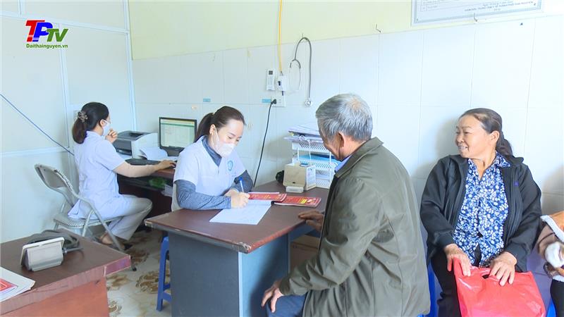 Trạm Y tế xã Phúc Xuân làm tốt công tác khám chữa bệnh cho nhân dân.