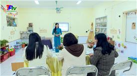 134 thí sinh tham gia thi Giáo viên dạy giỏi cấp mầm non thành phố Thái Nguyên năm học 2023 - 2024.
