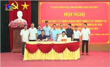 TP Thái Nguyên: Ký cam kết và triển khai thực hiện các nhiệm vụ, giải pháp quản lý nhà nước về khoáng sản trên địa bàn.
