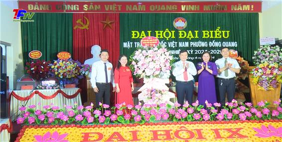 Ủy ban MTTQ phường Đồng Quang: Đại hội đại biểu lần thứ IX, nhiệm kỳ 2024 - 2029.