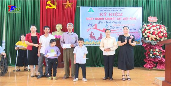 Hội Người khuyết tật thành phố Thái Nguyên: Kỷ niệm 26 năm ngày Người khuyết tật Việt Nam.