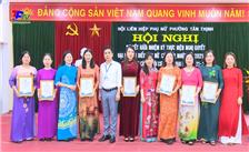 Hội LHPN phường Tân Thịnh: Đánh giá thực hiện Nghị quyết Đại hội đại biểu Phụ nữ các cấp giữa nhiệm kỳ 2021 - 2026.