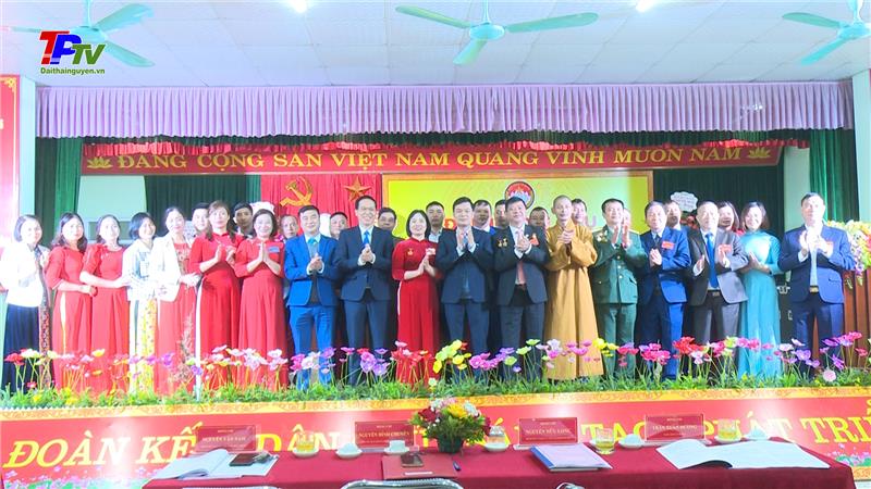 Đại hội UB MTTQ phường Thịnh Đán lần thứ V, nhiệm kỳ 2024-2029.
