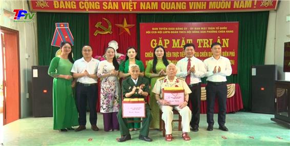 Phường Chùa Hang gặp mặt, tri ân các chiến sĩ Điện Biên trực tiếp tham gia chiến dịch Điện Biên Phủ.