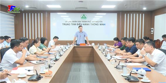Thành phố Thái Nguyên tăng cường đẩy mạnh công tác phòng chống thiên tai