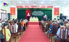 Đại biểu HĐND thành phố Thái Nguyên: Tiếp xúc cử tri phường Hoàng Văn Thụ trước kỳ họp thứ 18.