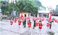 Trên 150 hội viên phụ nữ phường Chùa Hang tham gia đồng diễn dân vũ.